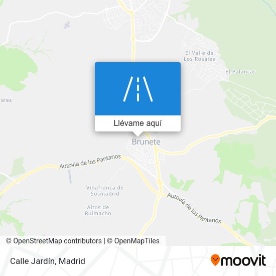 Mapa Calle Jardín