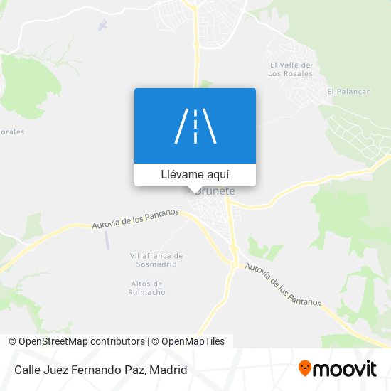 Mapa Calle Juez Fernando Paz