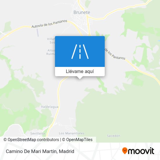 Mapa Camino De Mari Martín