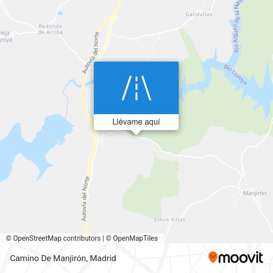 Mapa Camino De Manjirón