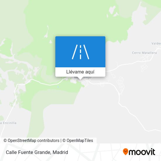 Mapa Calle Fuente Grande