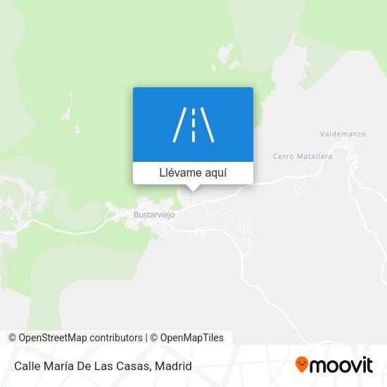Mapa Calle María De Las Casas