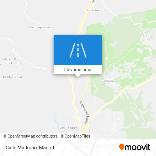 Mapa Calle Madroño