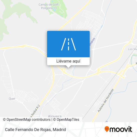 Mapa Calle Fernando De Rojas