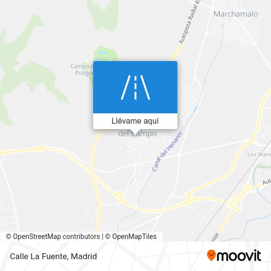Mapa Calle La Fuente