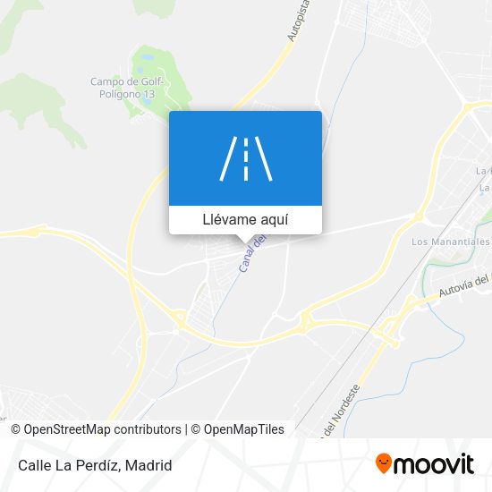 Mapa Calle La Perdíz