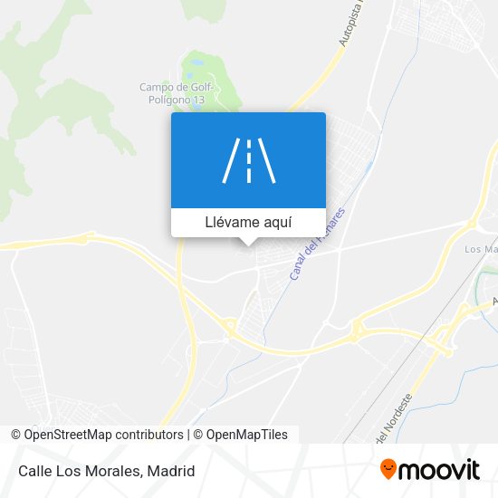 Mapa Calle Los Morales