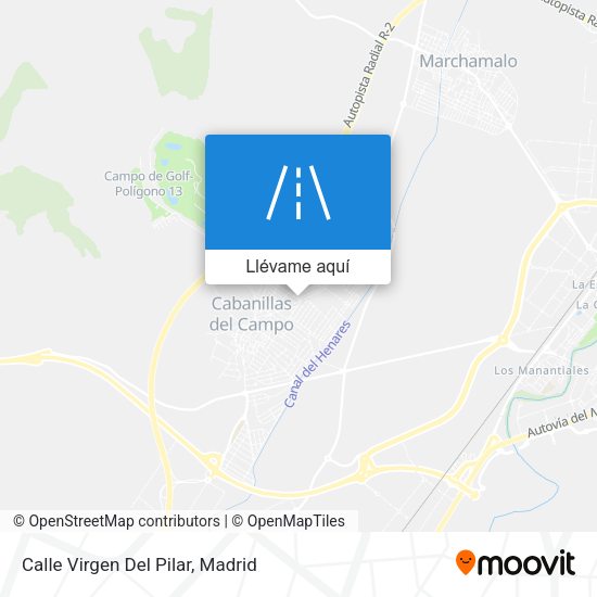 Mapa Calle Virgen Del Pilar