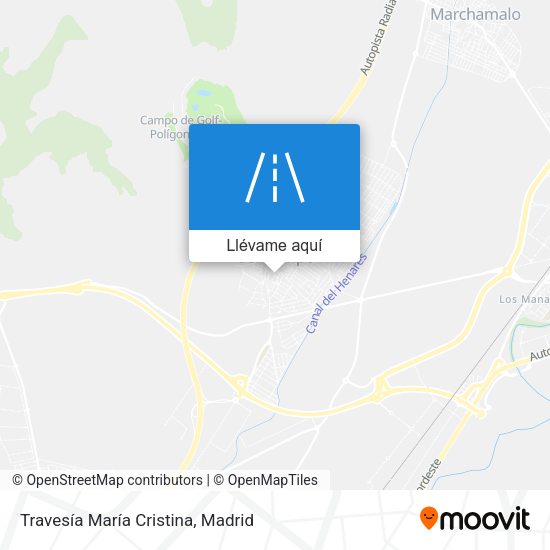 Mapa Travesía María Cristina