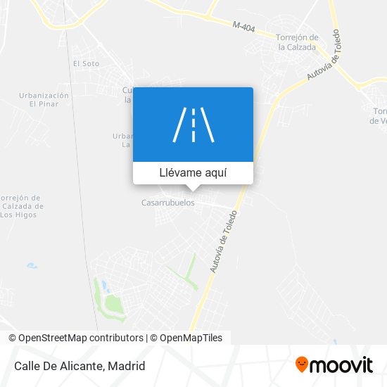 Mapa Calle De Alicante