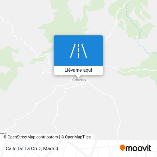 Mapa Calle De La Cruz