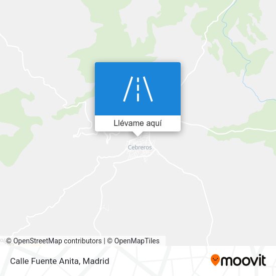 Mapa Calle Fuente Anita
