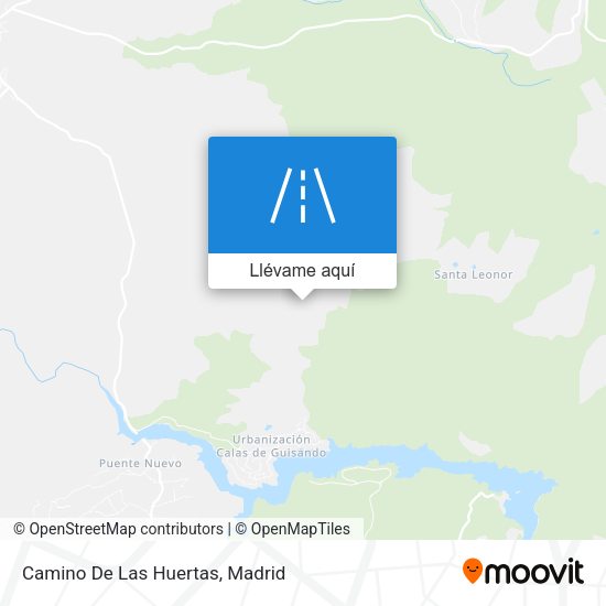 Mapa Camino De Las Huertas