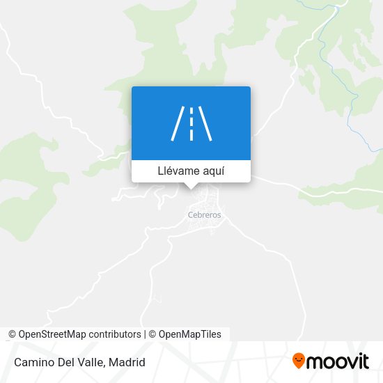 Mapa Camino Del Valle