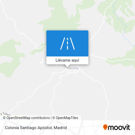 Mapa Colonia Santiago Apóstol