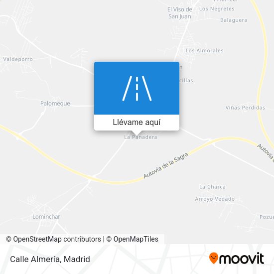 Mapa Calle Almería
