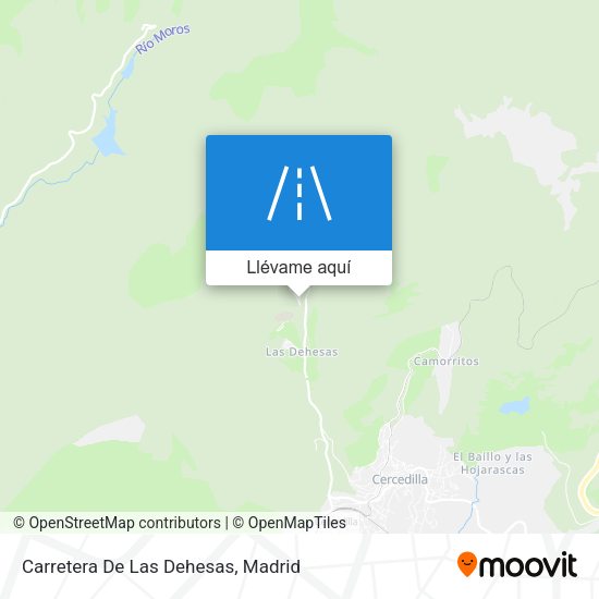 Mapa Carretera De Las Dehesas