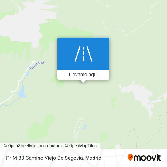 Mapa Pr-M-30 Camino Viejo De Segovia