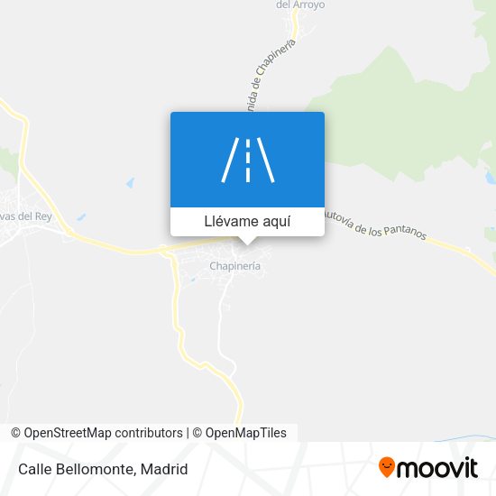 Mapa Calle Bellomonte