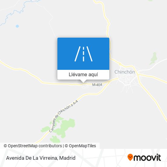 Mapa Avenida De La Virreina