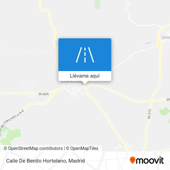 Mapa Calle De Benito Hortelano