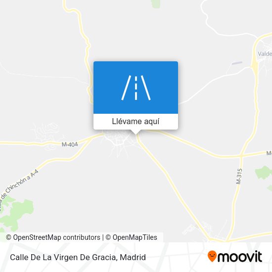 Mapa Calle De La Virgen De Gracia