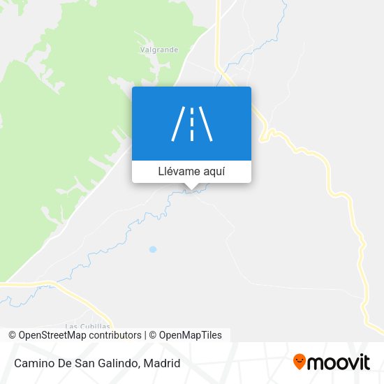 Mapa Camino De San Galindo