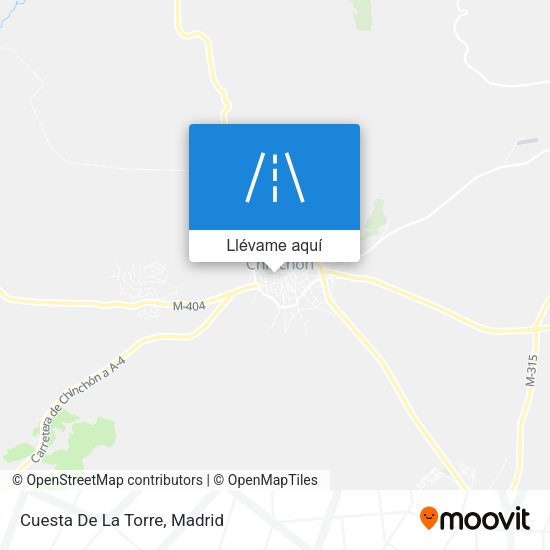 Mapa Cuesta De La Torre