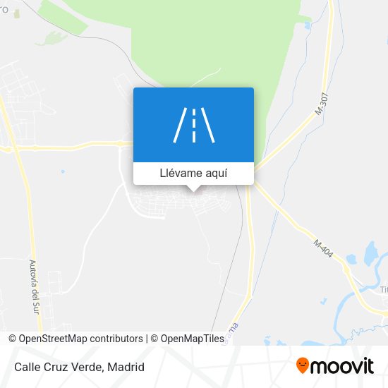 Mapa Calle Cruz Verde