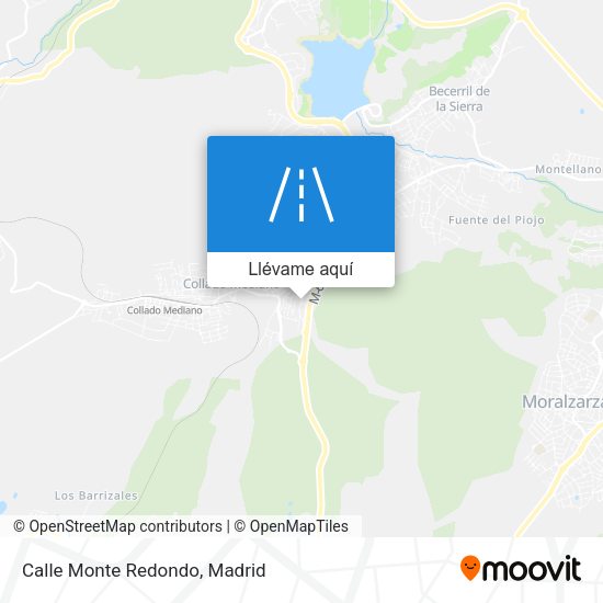 Mapa Calle Monte Redondo