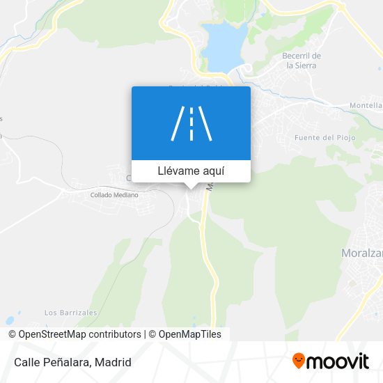 Mapa Calle Peñalara