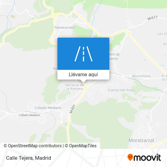 Mapa Calle Tejera