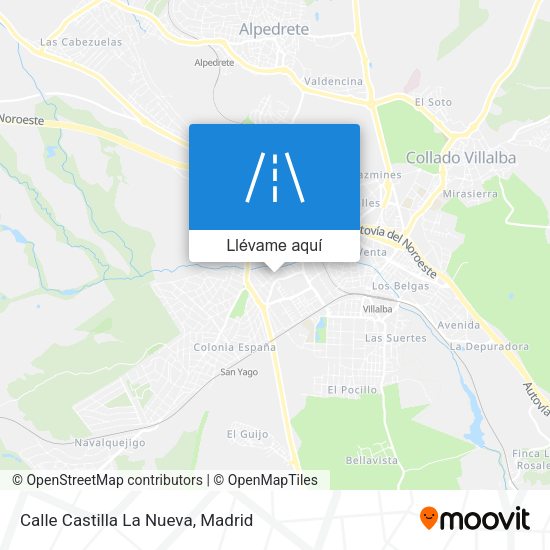 Mapa Calle Castilla La Nueva