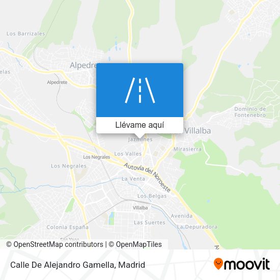 Mapa Calle De Alejandro Gamella