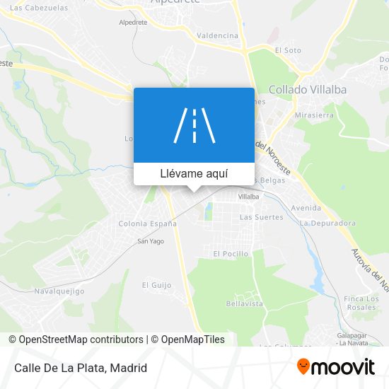 Mapa Calle De La Plata