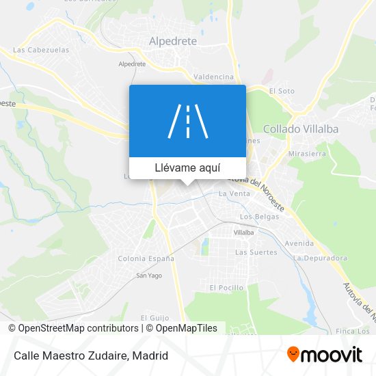 Mapa Calle Maestro Zudaire