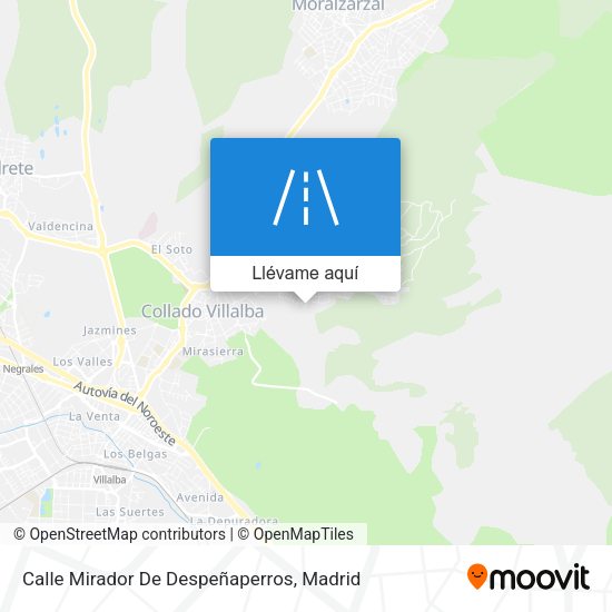 Mapa Calle Mirador De Despeñaperros