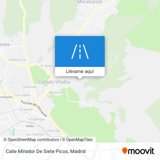Mapa Calle Mirador De Siete Picos