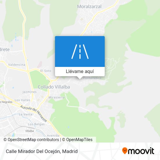 Mapa Calle Mirador Del Ocejón