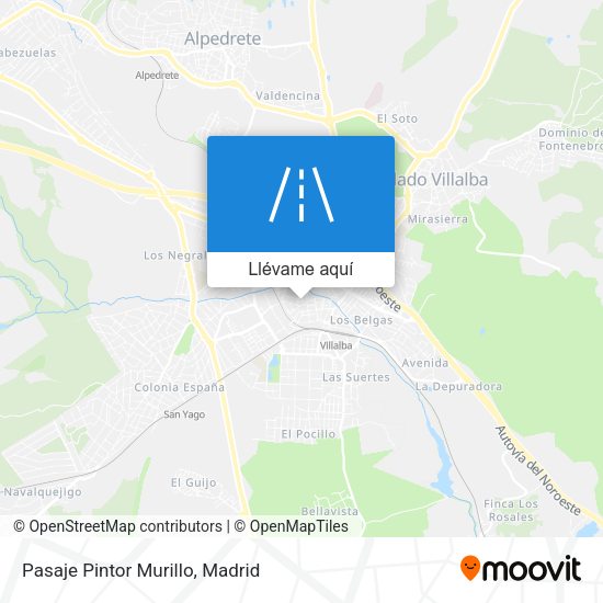 Mapa Pasaje Pintor Murillo