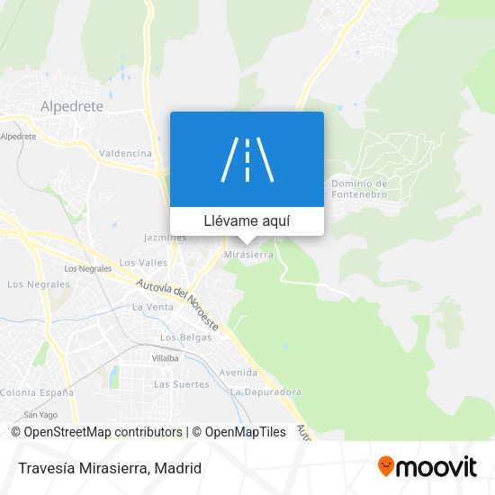 Mapa Travesía Mirasierra