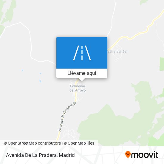 Mapa Avenida De La Pradera