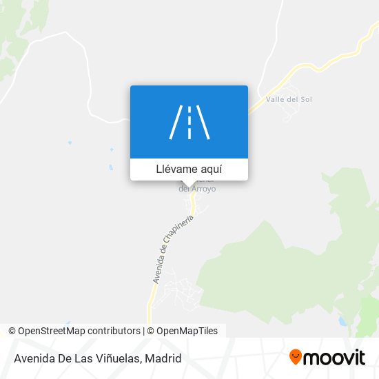 Mapa Avenida De Las Viñuelas