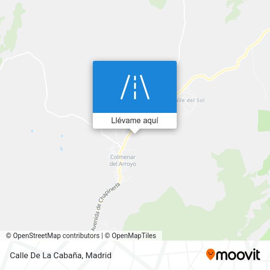 Mapa Calle De La Cabaña