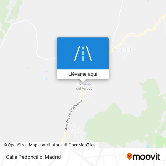 Mapa Calle Pedoncillo