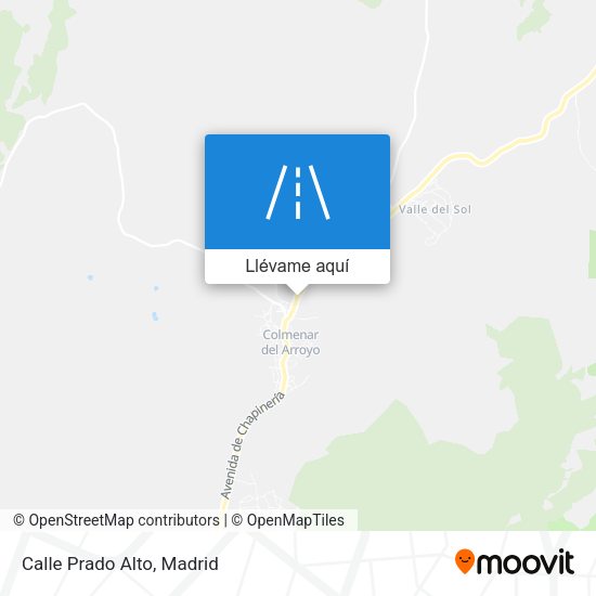 Mapa Calle Prado Alto