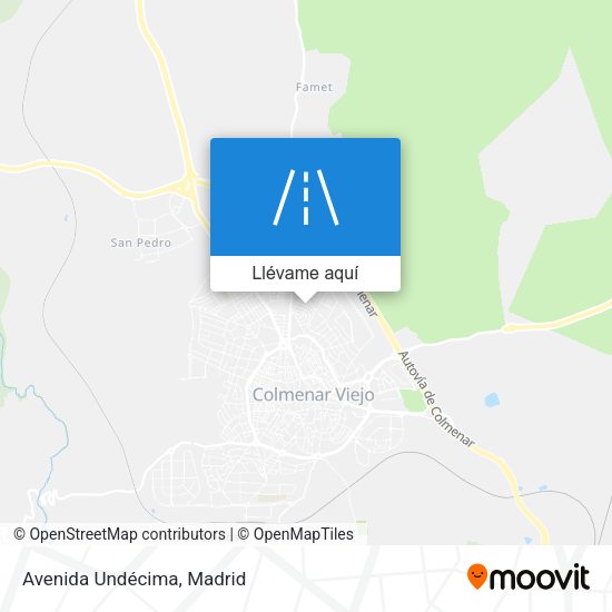 Mapa Avenida Undécima