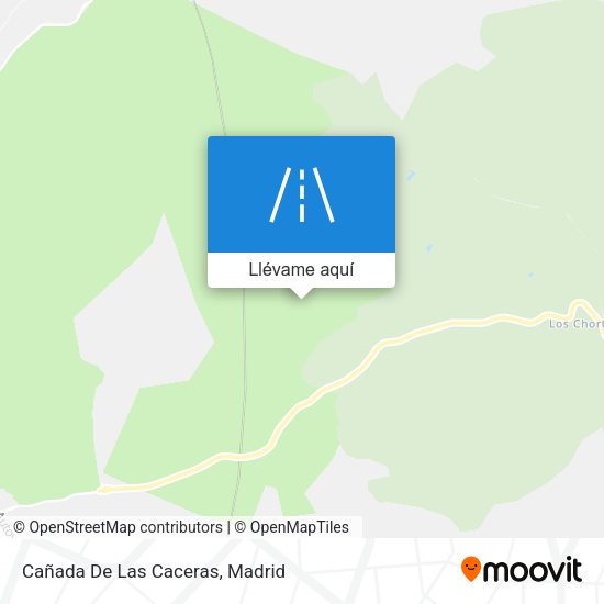 Mapa Cañada De Las Caceras