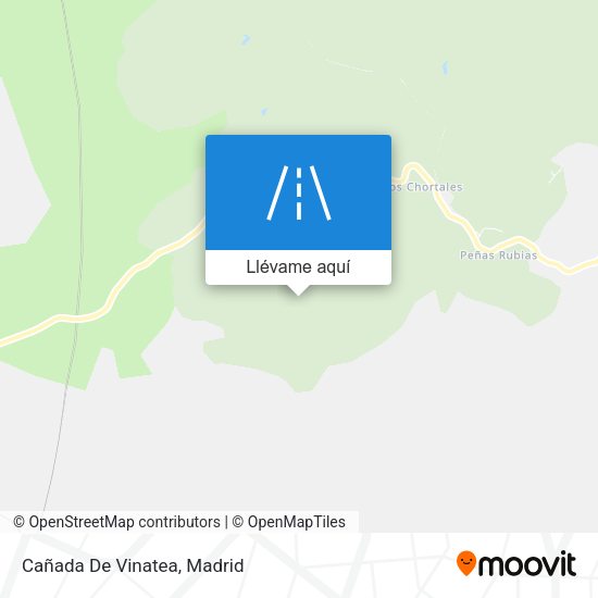 Mapa Cañada De Vinatea