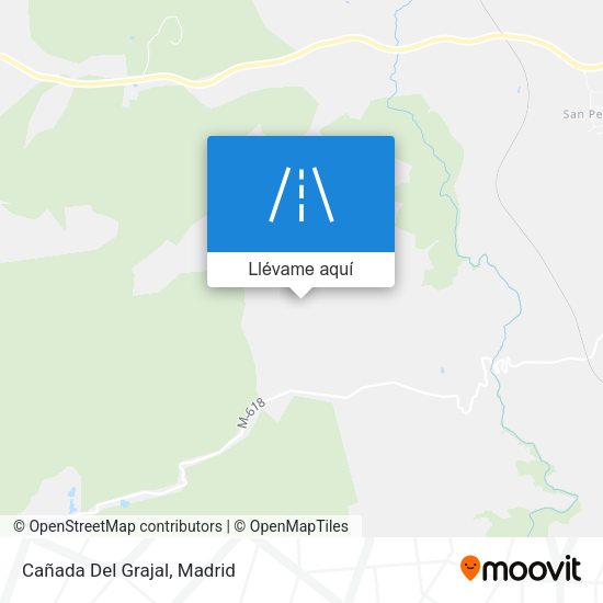 Mapa Cañada Del Grajal